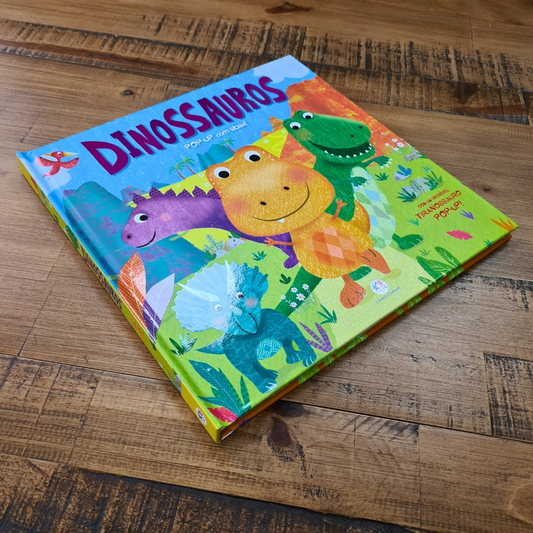 Livro Dinossauros | Pop-Up Com Abas