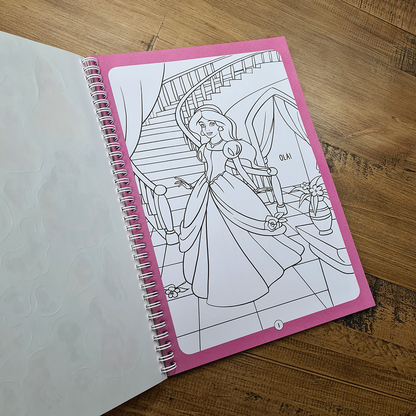Colorindo Com as Princesas | Com Adesivos e 4 Canetas Coloridas