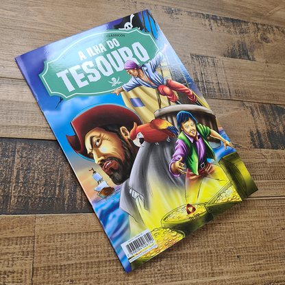 Revista em Quadrinhos 2 em 1 | A Ilha do Tesouro e As Viagens de Gulliver