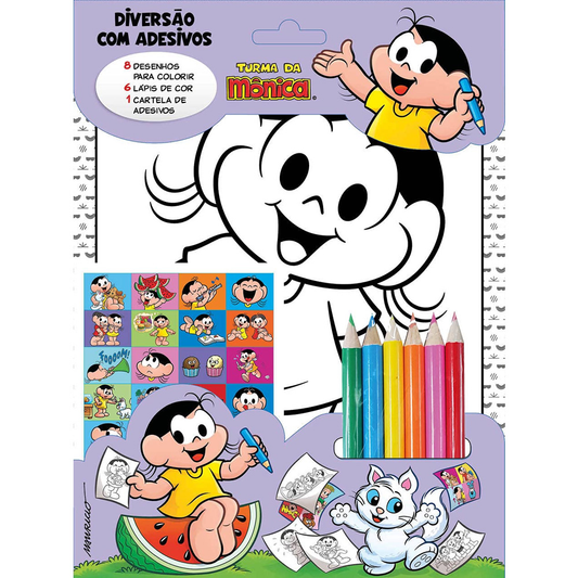 Diversão com Adesivos | Turma Da Mônica | Magali