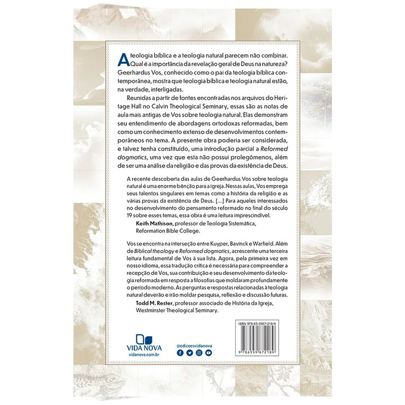Teologia Natural | Geerhardus Vos