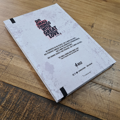 Caderno Tipo Moleskine | Do Small Things With Great Love
