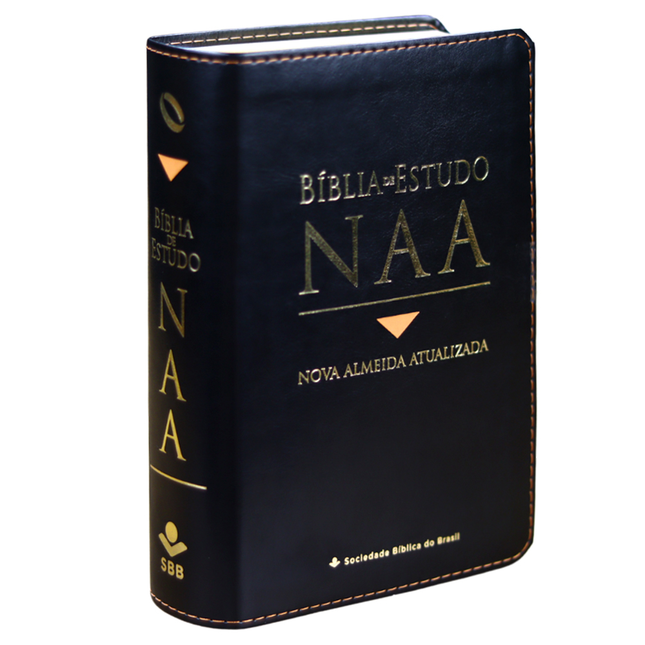 Bíblia de Estudo | NAA |  Letra Normal |  Tamanho Portátil | Capa Luxo