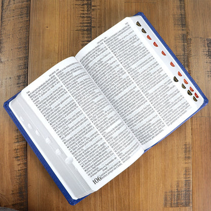 Bíblia Sagrada | ARC |  Letra Hipergigante | Capa Luxo Azul  | Harpa 774