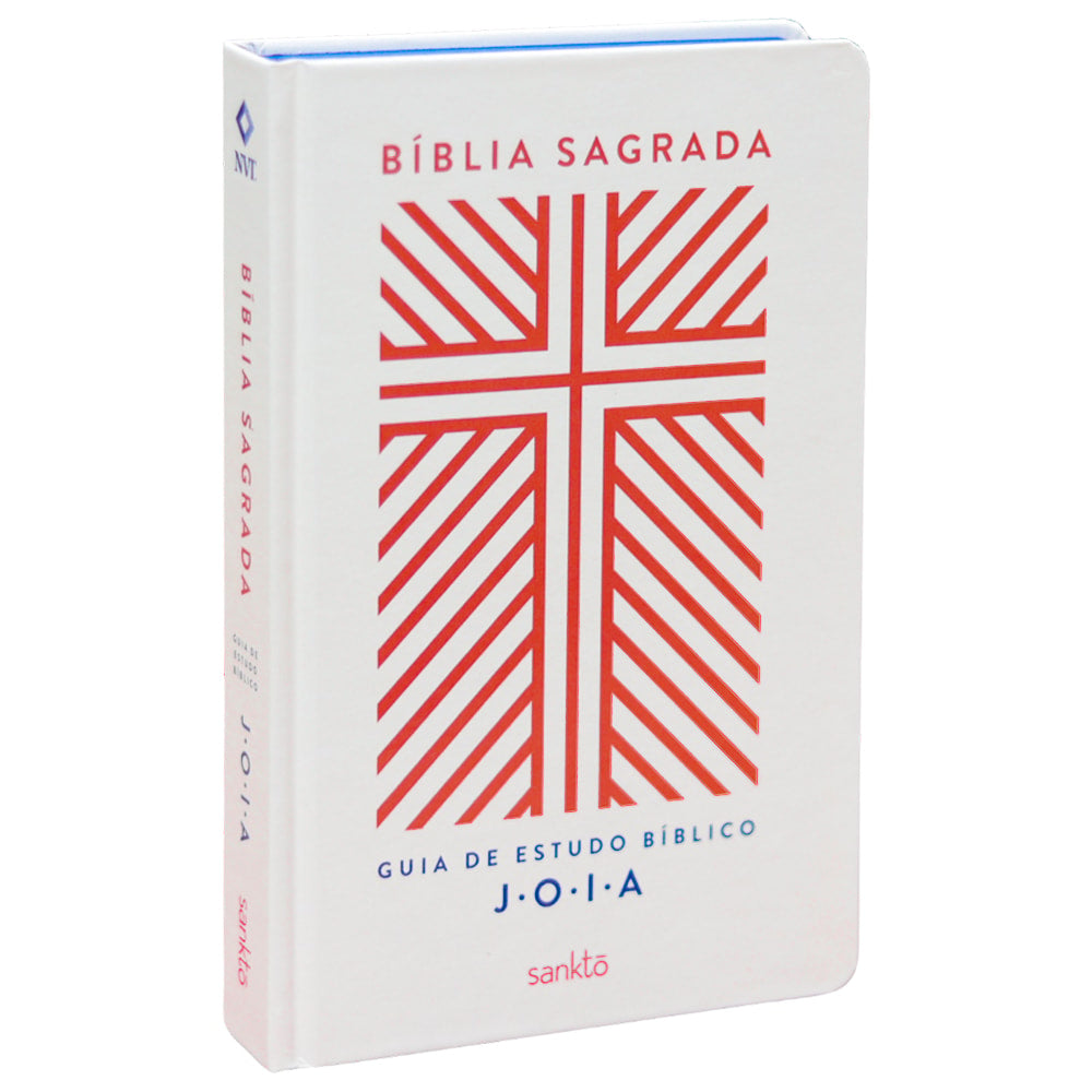 Bíblia Sagrada | Com Guia De Estudo Biblico JOIA | NVT | Letra Normal | Capa Creme
