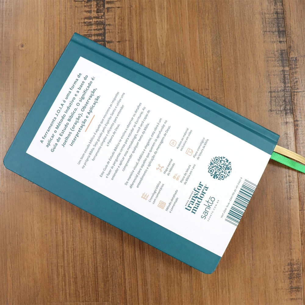 Bíblia Sagrada | Com Guia De Estudo Biblico JOIA | NVT | Letra Normal | Capa Verde