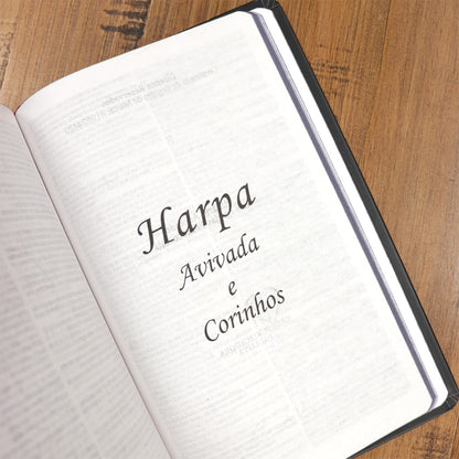 Bíblia Sagrada 860 | ARC | Letra Normal | Com Harpa Avivada e Corinhos | Capa God is Love