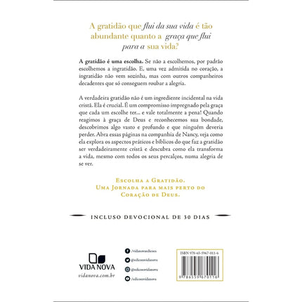Escolhendo a Gratidão | Nancy DeMoss Wolgemuth