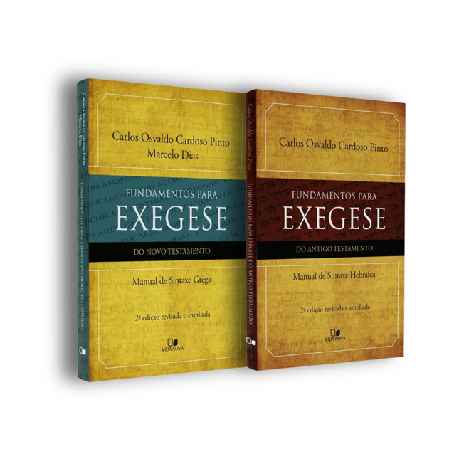 Kit Fundamentos Para Exegese | Antigo e Novo Testamento | Carlos Osvaldo C Pinto e Marcelo Dias