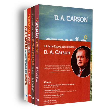 Kit Série Exposições Bíblicas | D A Carson