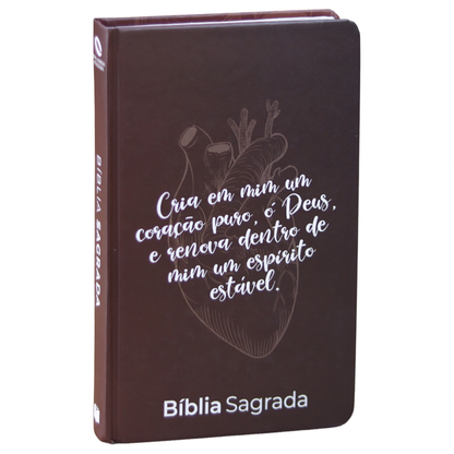 Bíblia Sagrada Coração Puro | NAA | Letra Normal | Capa Dura