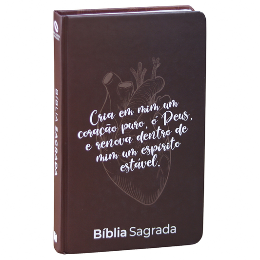 Bíblia Sagrada Coração Puro | NAA | Letra Normal | Capa Dura
