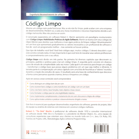 Código Limpo | Robert C Martin
