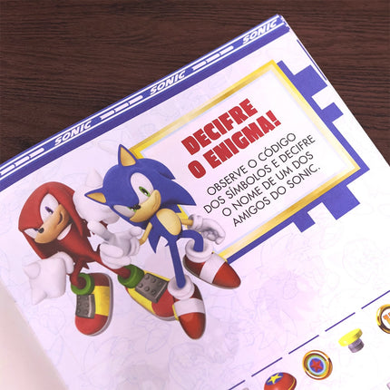Sonic | Adesivos e Atividades | 3 a 5 anos