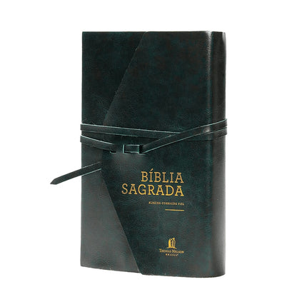 Bíblia Sagrada | Letra Grande | ACF | Capa Luxo Courosoft Verde