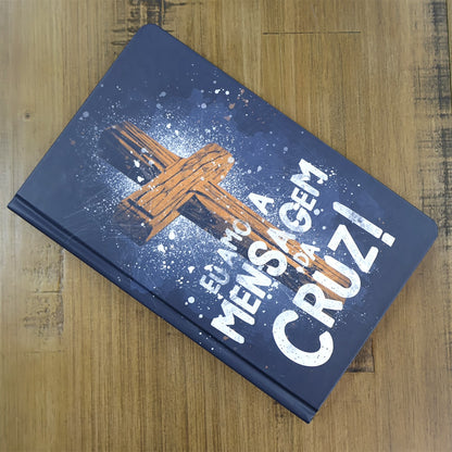 Bíblia Eu Amo a Mensagem da Cruz |  ARC | Letra Normal | Com Harpa e Corinhos | Capa Dura
