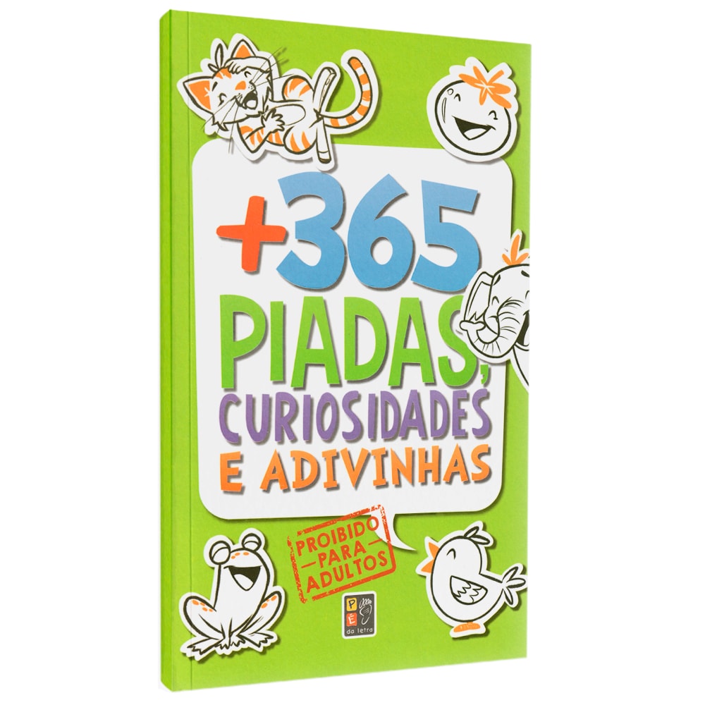 + 365 Piadas Curiosidades e Adivinhas | Capa Verde