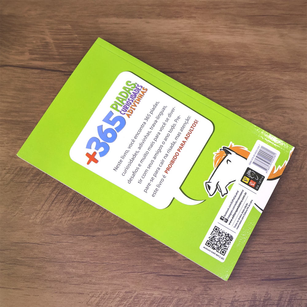 + 365 Piadas Curiosidades e Adivinhas | Capa Verde