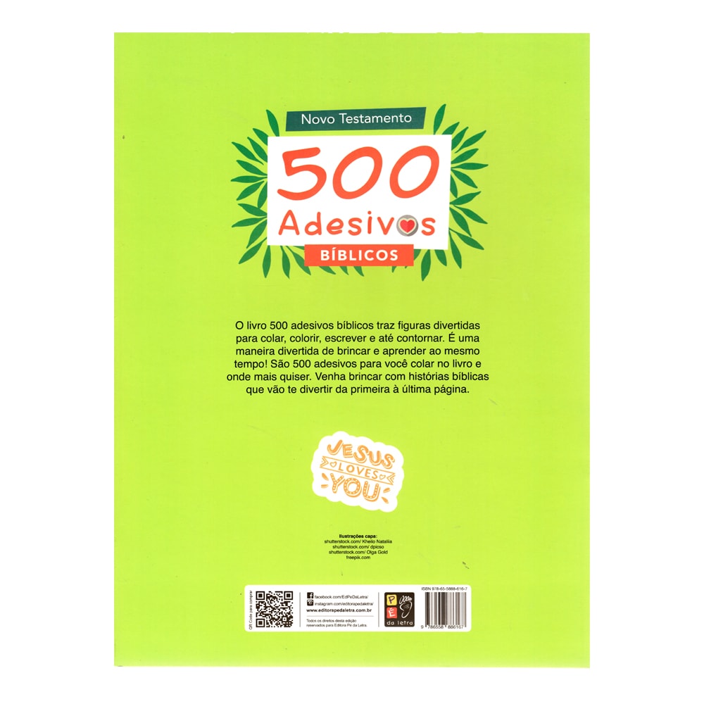 500 Adesivos Bíblicos | Novo Testamento