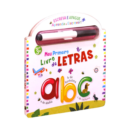 Escreva E Apague | Meu Primeiro Livro De Letras | 4 A 6 Anos
