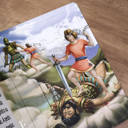 Livro de Quebra-Cabeças | A Ilustre História de Davi e Golias