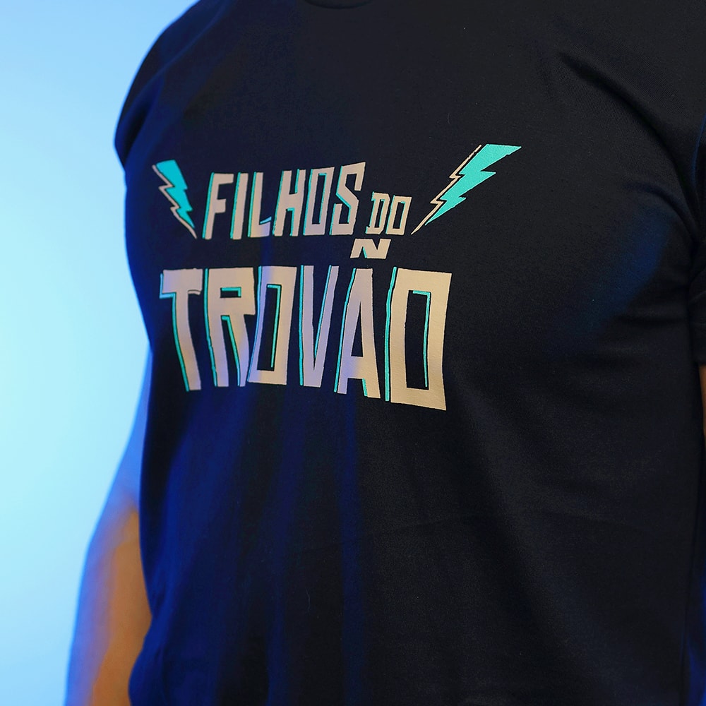 Camiseta Filhos do Trovão | Preta | The Chosen P