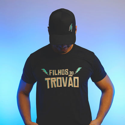 Camiseta Filhos do Trovão | Preta | The Chosen P