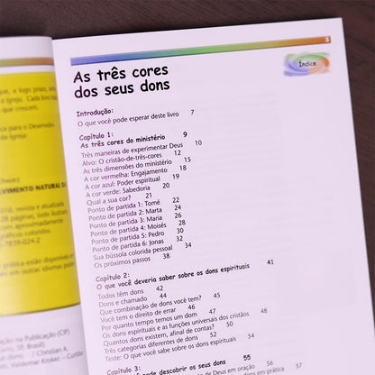 As 3 Cores dos seus Dons | 
Christian A Schwarz