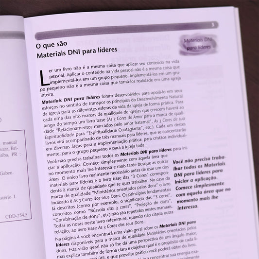 Como Estudar? | Manual do Conselheiro para Ministérios Orientados pelos Dons
| Christoph Schalk