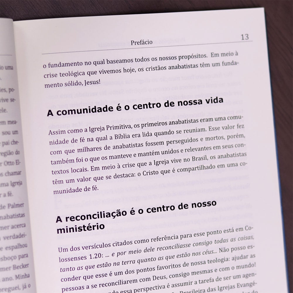 Princípios Anabatistas Essenciais
 | Palmer Becker