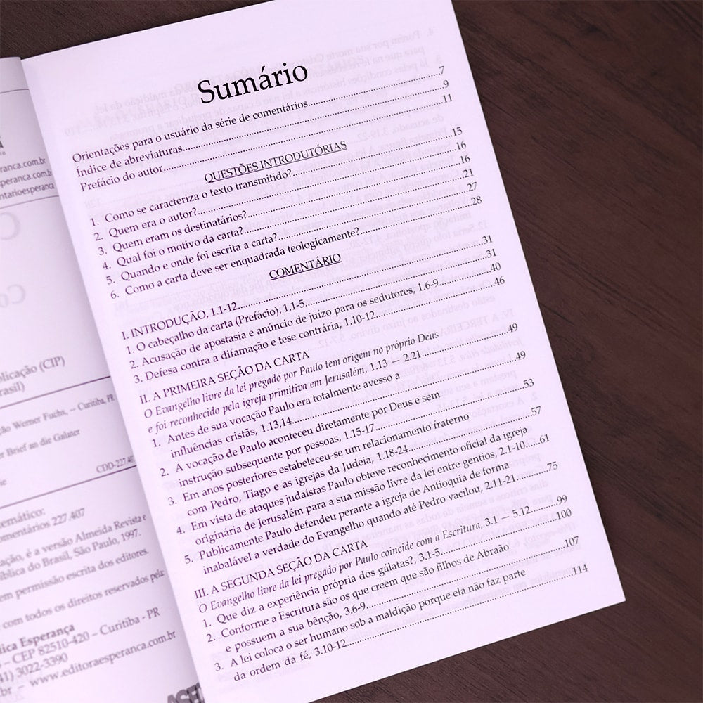 Comentário Carta Aos Gálatas
 | Adolf Pohl