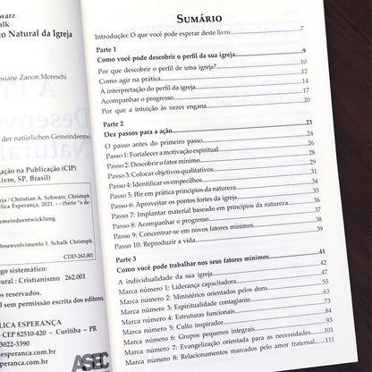 A Prática do Desenvolvimento Natural da Igreja | 
Christian A Schwarz e Christoph Schalk