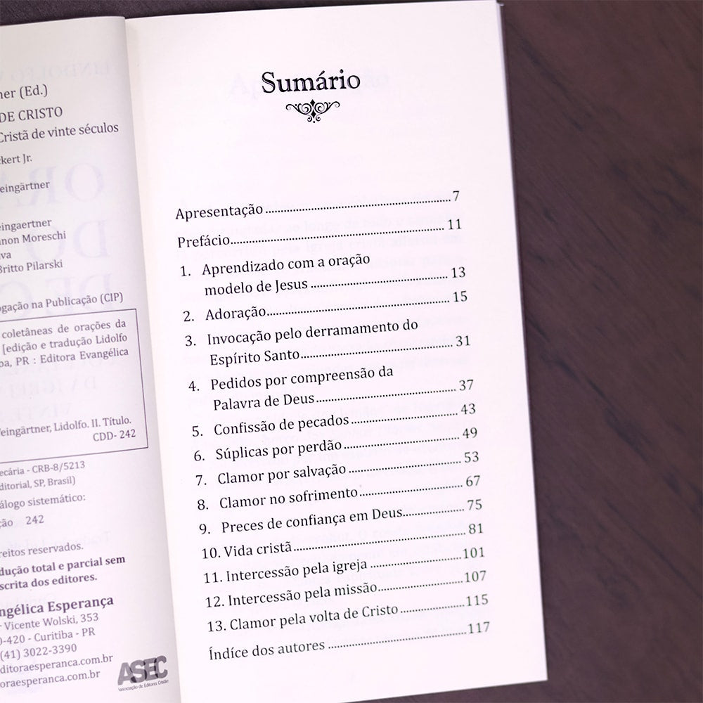 Orações do Povo de Cristo | 
Lindolfo Weingärtner