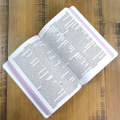 Bíblia Botão de Rosa | ARC | Letra Grande | Capa Dura | Harpa Avivada e Corinhos