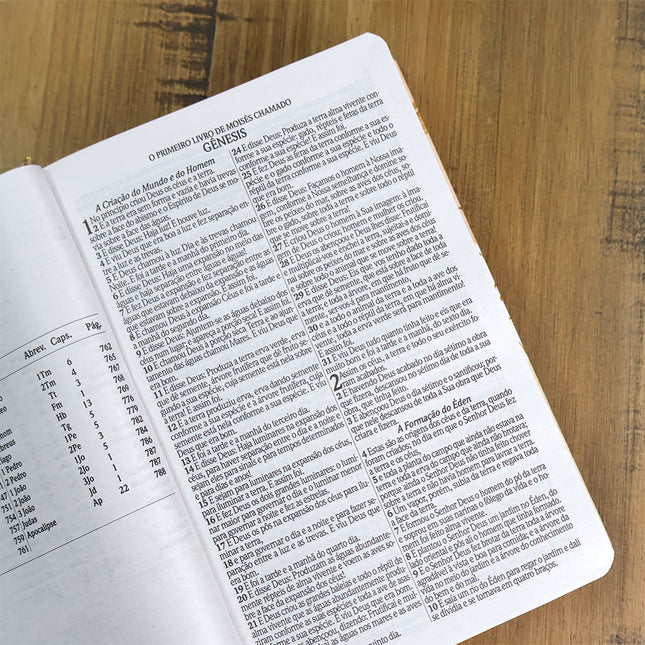 Bíblia Sagrada Rosas Minimalistas | ARC | Letra Gigante | Capa Dura | Harpa Avivada e Corinhos