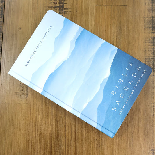 Bíblia Sagrada Paisagem | ARC | Letra Grande | Capa Dura | Harpa Avivada e Corinhos