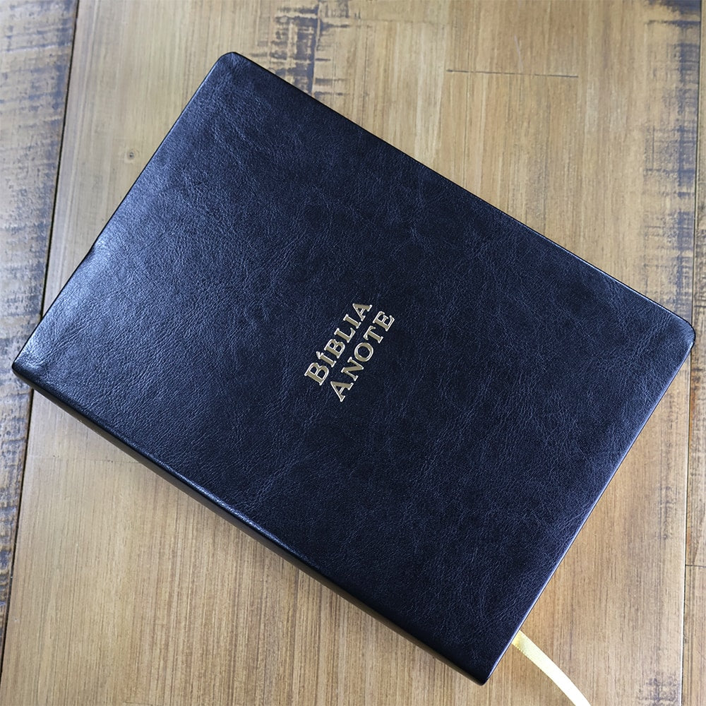 Bíblia Sagrada Anote | ARC | Letra Grande | Capa Luxo Preta