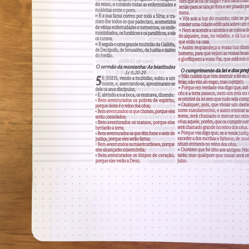 Bíblia Anote | ARC | Letra Grande | Capa Espiral Acalento
