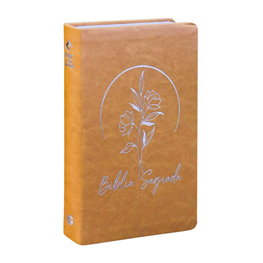 Bíblia Sagrada | NVT | Letra Grande | Capa Luxo Caramelo