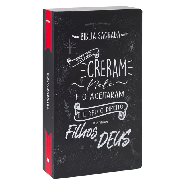 Bíblia Sagrada Lettering | NVI | Letra Normal | Capa Brochura