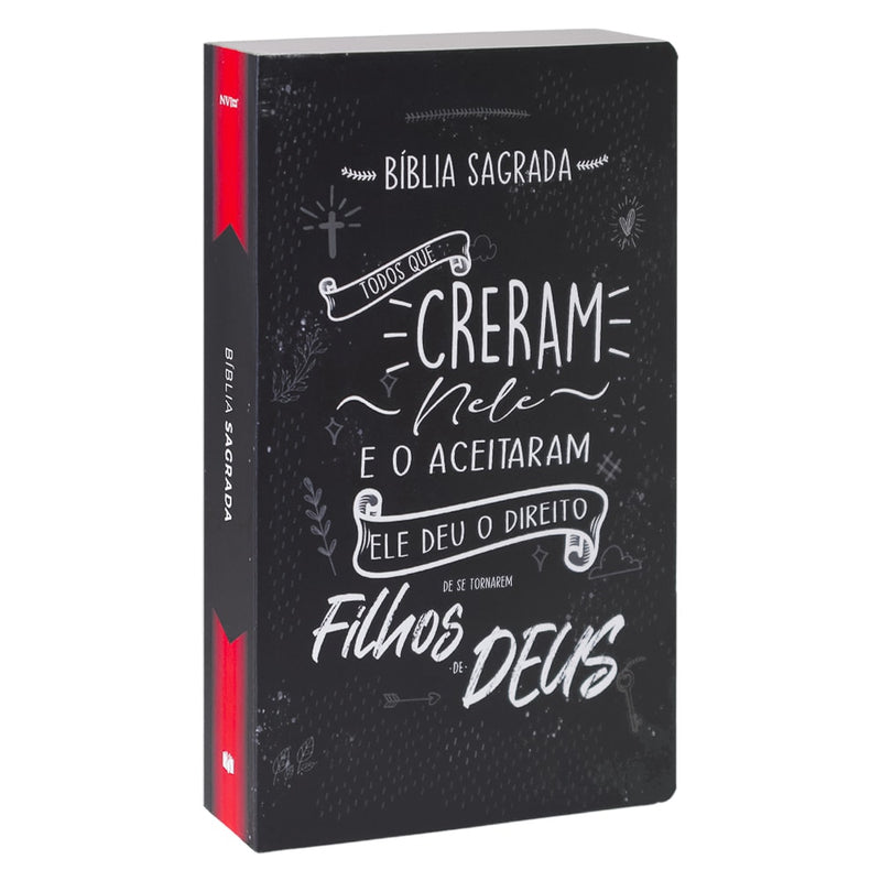 Bíblia Sagrada Lettering | NVI | Letra Normal | Capa Brochura