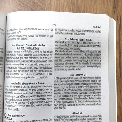 Bíblia Sagrada Salvos Pela Graça | NVI | Letra Normal | Capa Brochura