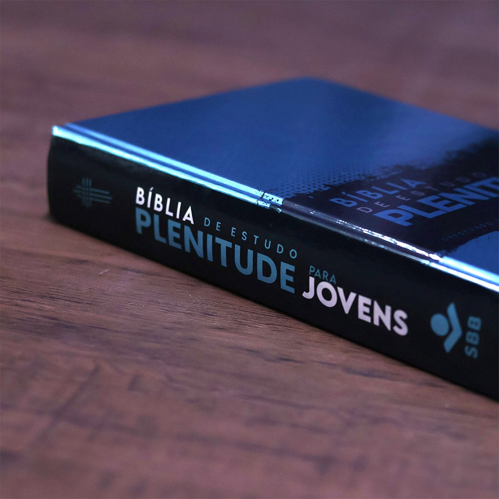 Bíblia de Estudo Plenitude Para Jovens | Letra Normal | NTLH | Capa Dura Verde Brilho
