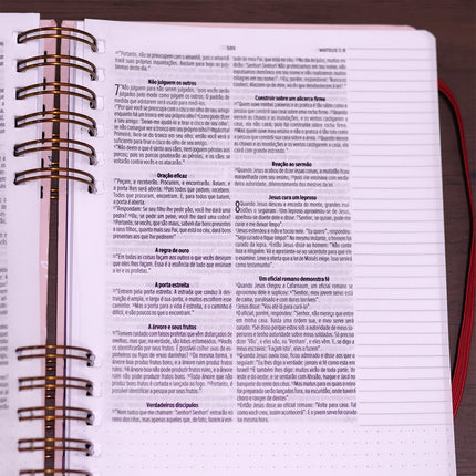 Bíblia Anote Florescer | NVT | Letra Normal | Capa Dura