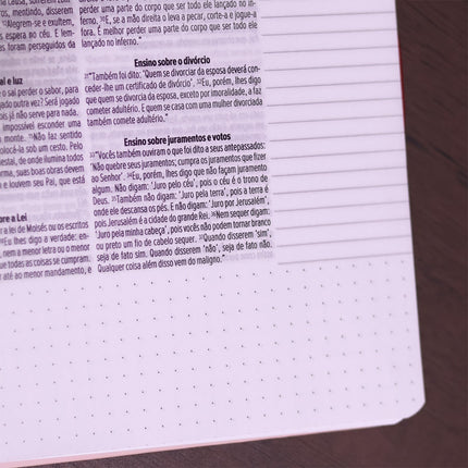 Bíblia Anote Florescer | NVT | Letra Normal | Capa Dura