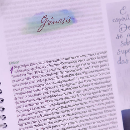 Bíblia Anote Gratidão | NVT | Letra Grande | Capa Dura