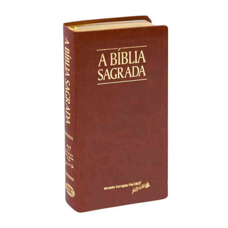 Bíblia Sagrada| ACF | Letra Gigante | Capa Luxo Caramelo