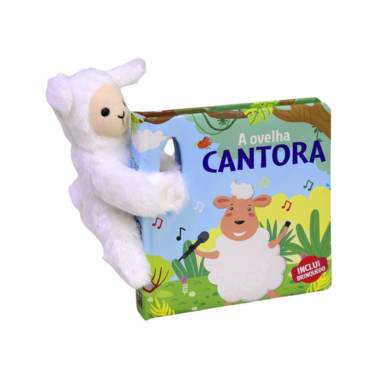 A Ovelha Cantora | Livro com Pelúcia | 1 a 4 Anos