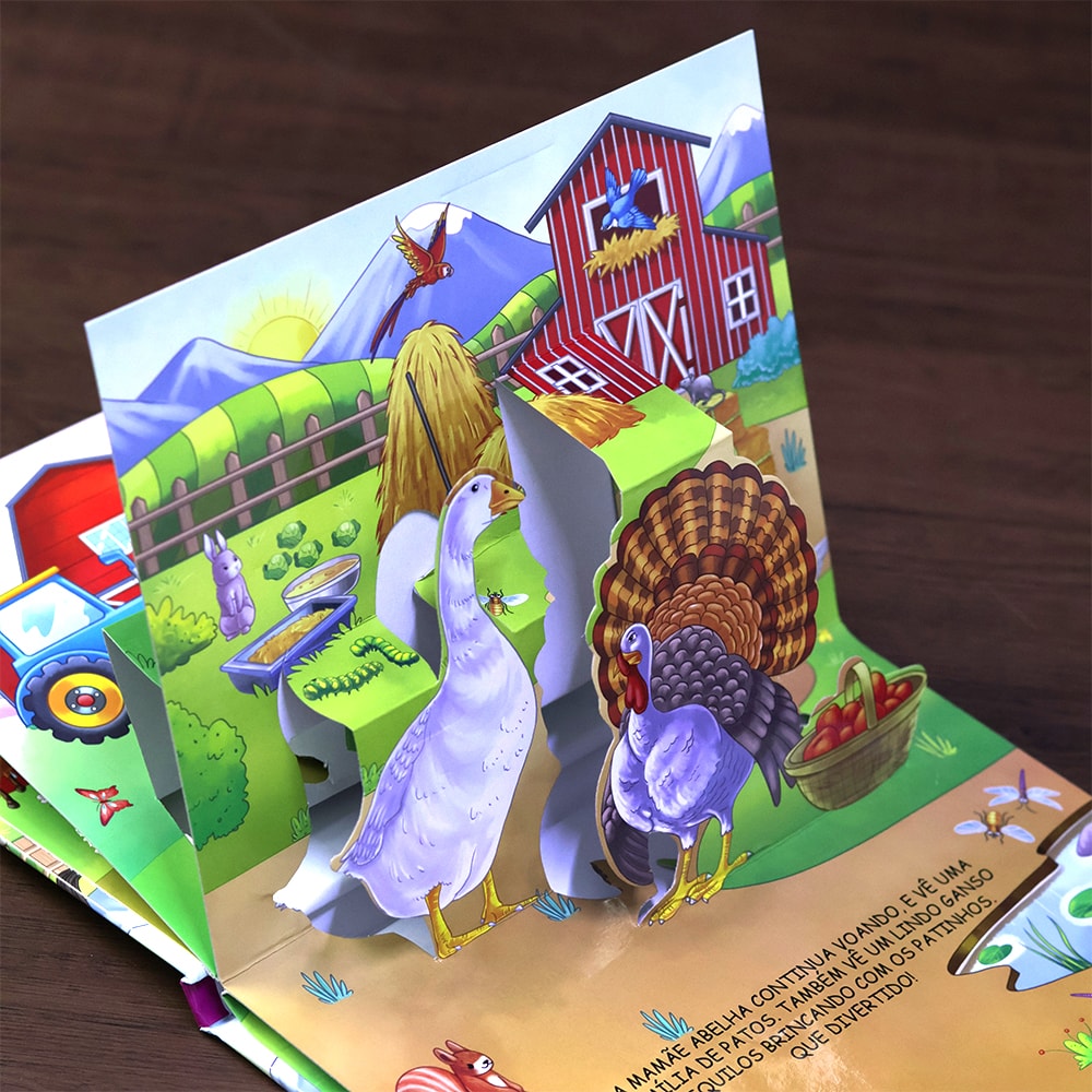 Livro Meu Sensacional Livro Pop-Up | Um Dia na Fazenda