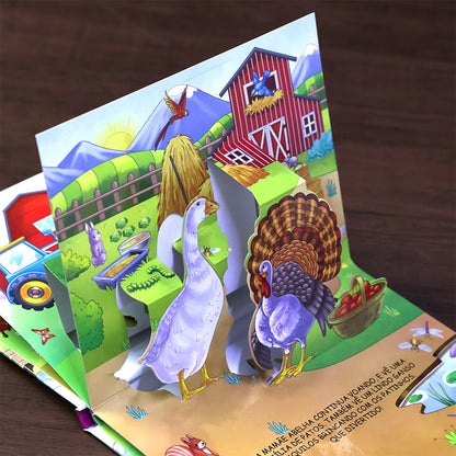 Livro Meu Sensacional Livro Pop-Up | Um Dia na Fazenda